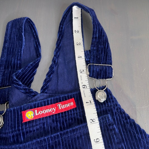 Vintage Tweety Bird LOONEY TUNES Overalls Corduroy - Picture 9 of 9